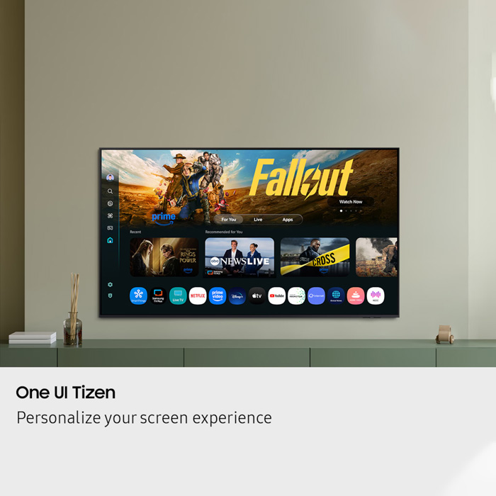 Samsung LED Smart TV 75 Inch 4K Crystal UHD U8000F 2025 - 75U8000